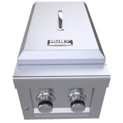 Sunstone Ruby 2 -Burner Propane 25-lb. tank Piezo Stainless steel Outdoor burner