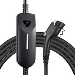 Lectron Compatible with All J1772 EVs Level 1 and Level 2 NEMA 5-15p/14-50p Plug In EV Electric Vehicle Charging Station-up to 40 Amps/ 120/240-Volts with 16-ft Cable