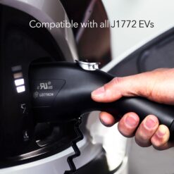 Lectron Compatible with All J1772 EVs Level 1 and Level 2 NEMA 5-15p/14-50p Plug In EV Electric Vehicle Charging Station-up to 40 Amps/ 120/240-Volts with 16-ft Cable