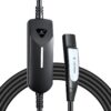 Lectron Tesla NACS Portable Charger Level 1 and Level 2 NEMA 5-15p/14-50p Plug In EV Electric Vehicle Charging Station-up to 40 Amps/ 240-Volts with 16-ft Cable