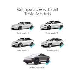Lectron Tesla NACS Portable Charger Level 1 and Level 2 NEMA 5-15p/14-50p Plug In EV Electric Vehicle Charging Station-up to 40 Amps/ 240-Volts with 16-ft Cable