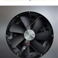 iLIVING 1150 -CFM Black Aluminum Hybrid electric/solar Power Roof Vent