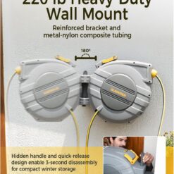 Wildaven Steel 100-ft Wall-mount Hose Reel