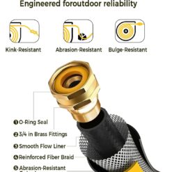 Wildaven Steel 100-ft Wall-mount Hose Reel