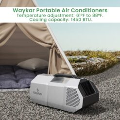 waykar 24-Volt Vented Small Room Portable Air Conditioner