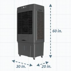 SLIMKOOL Slimkool Elite 8500-CFM 3 -Speed Portable Evaporative Cooler for 2000-sq ft