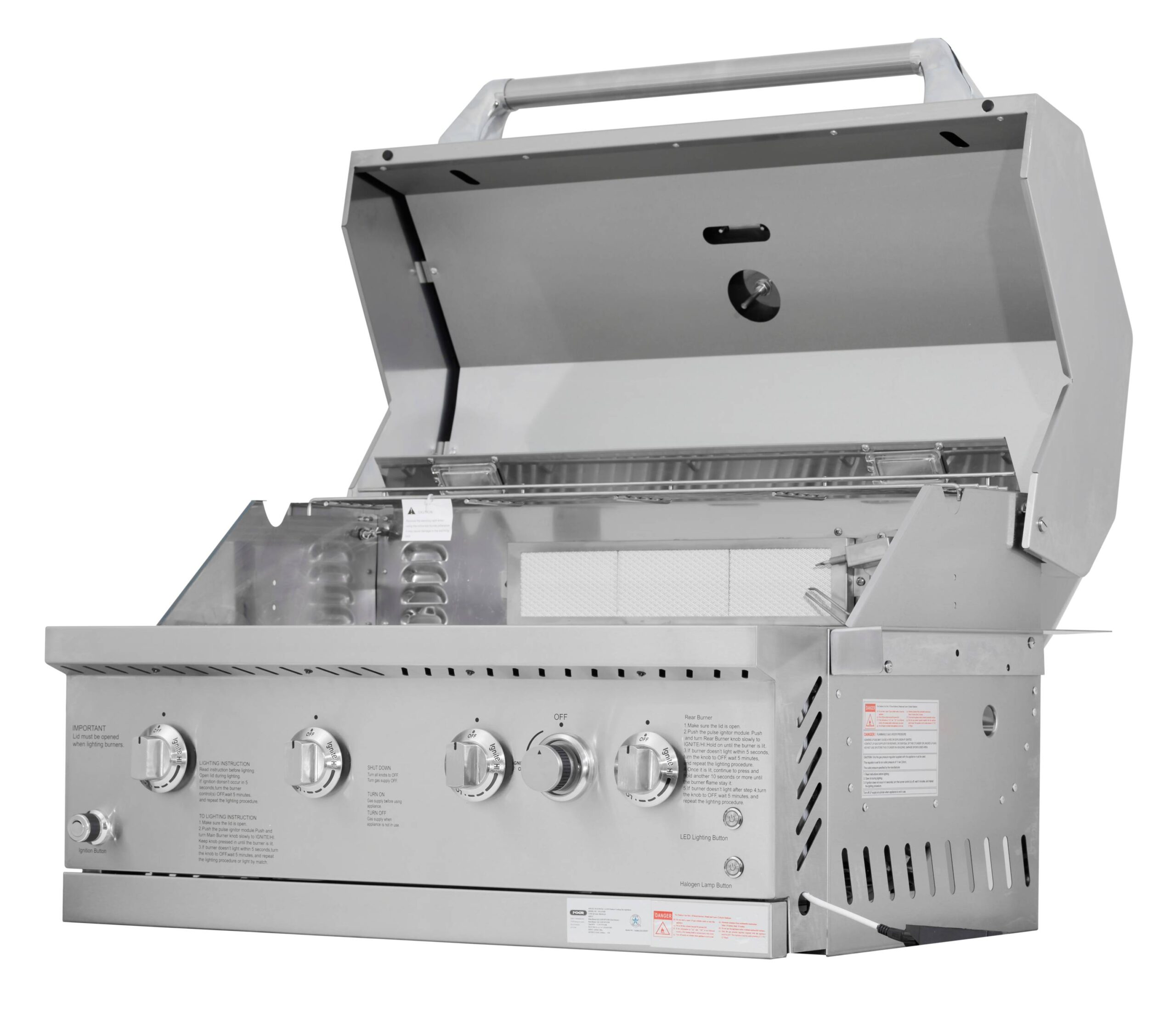 NXR Ls Stainless Steel 31-in W 4 -Burner Gas grill with Infrared Burner