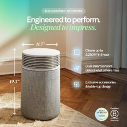 BLUEAIR Blue Signature SP3i Air Purifier for Medium Rooms up to 498 sq ft, AHAM Verified, Table Design