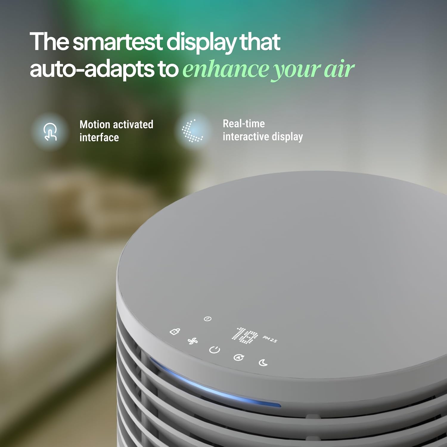 BLUEAIR Blue Signature SP3i Air Purifier for Medium Rooms up to 498 sq ft, AHAM Verified, Table Design