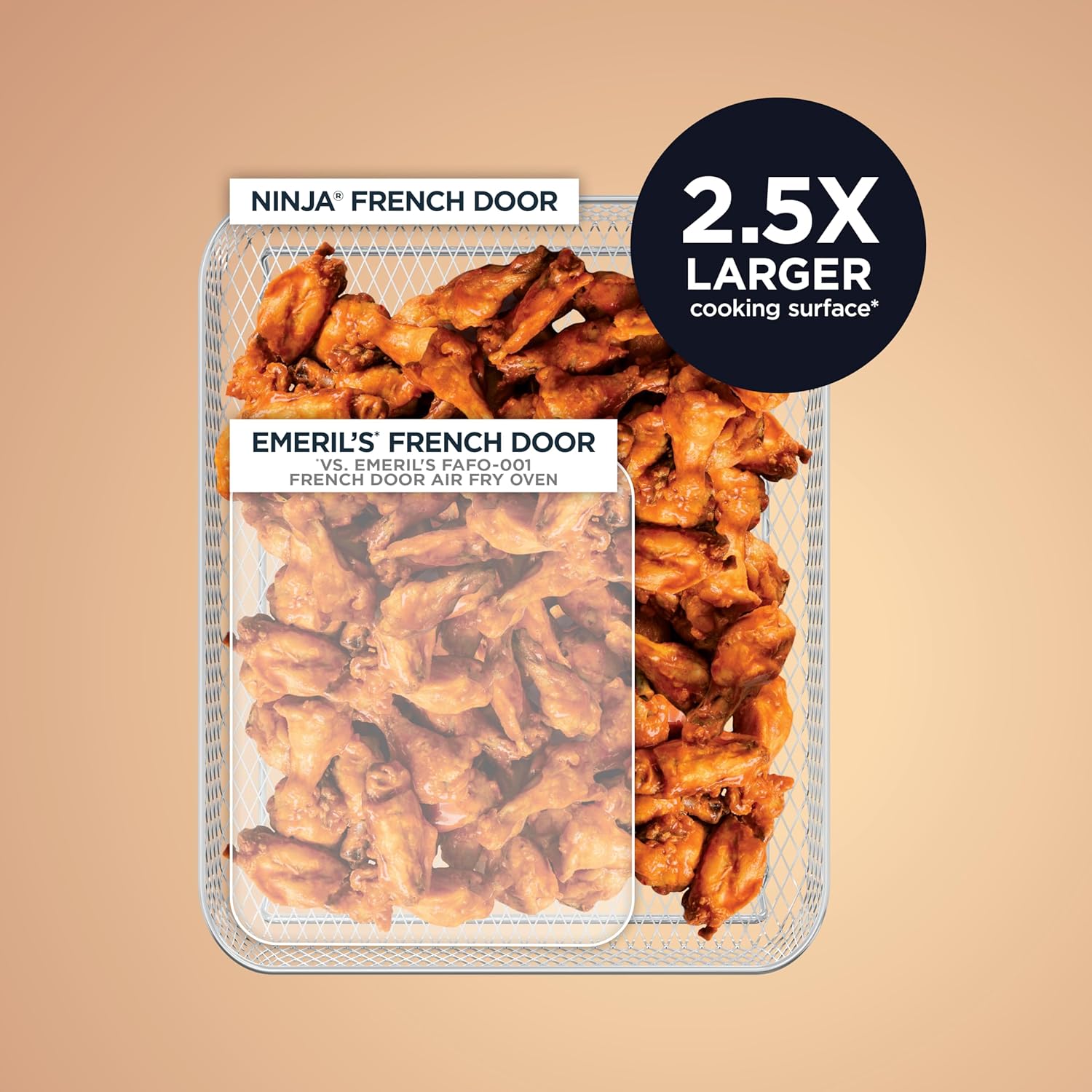 Ninja French Door Premier Air fry Oven, 10-in-1 functions, 20.3-qt capacity, FO101
