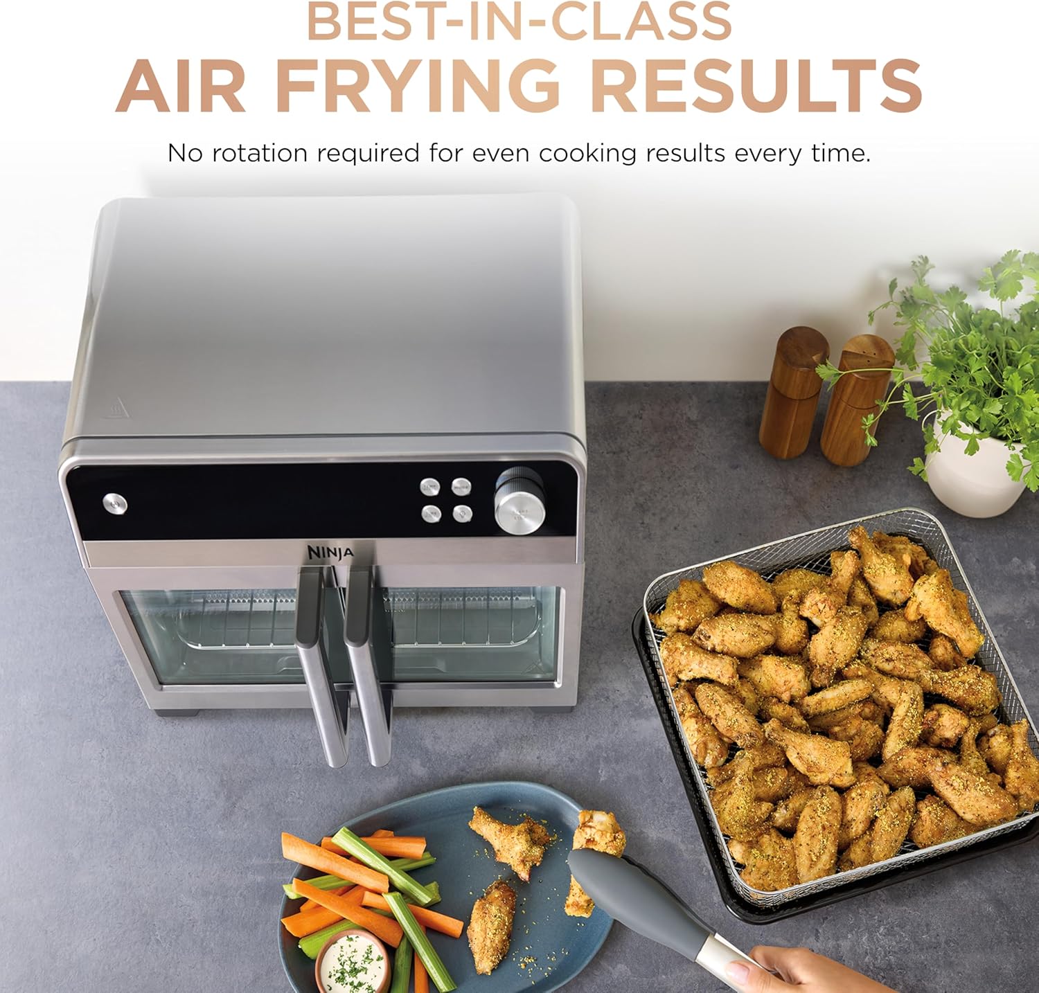 Ninja French Door Premier Air fry Oven, 10-in-1 functions, 20.3-qt capacity, FO101