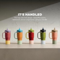 Ninja Blendboss Personal Blender for Smoothies & Frozen Drinks, 26oz Travel Tumbler, Watermelon Bubble Gum, DB351GN