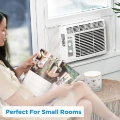 Midea 5,000 BTU EasyCool Small Window Air Conditioner - Cool up to 150 Sq. Ft.