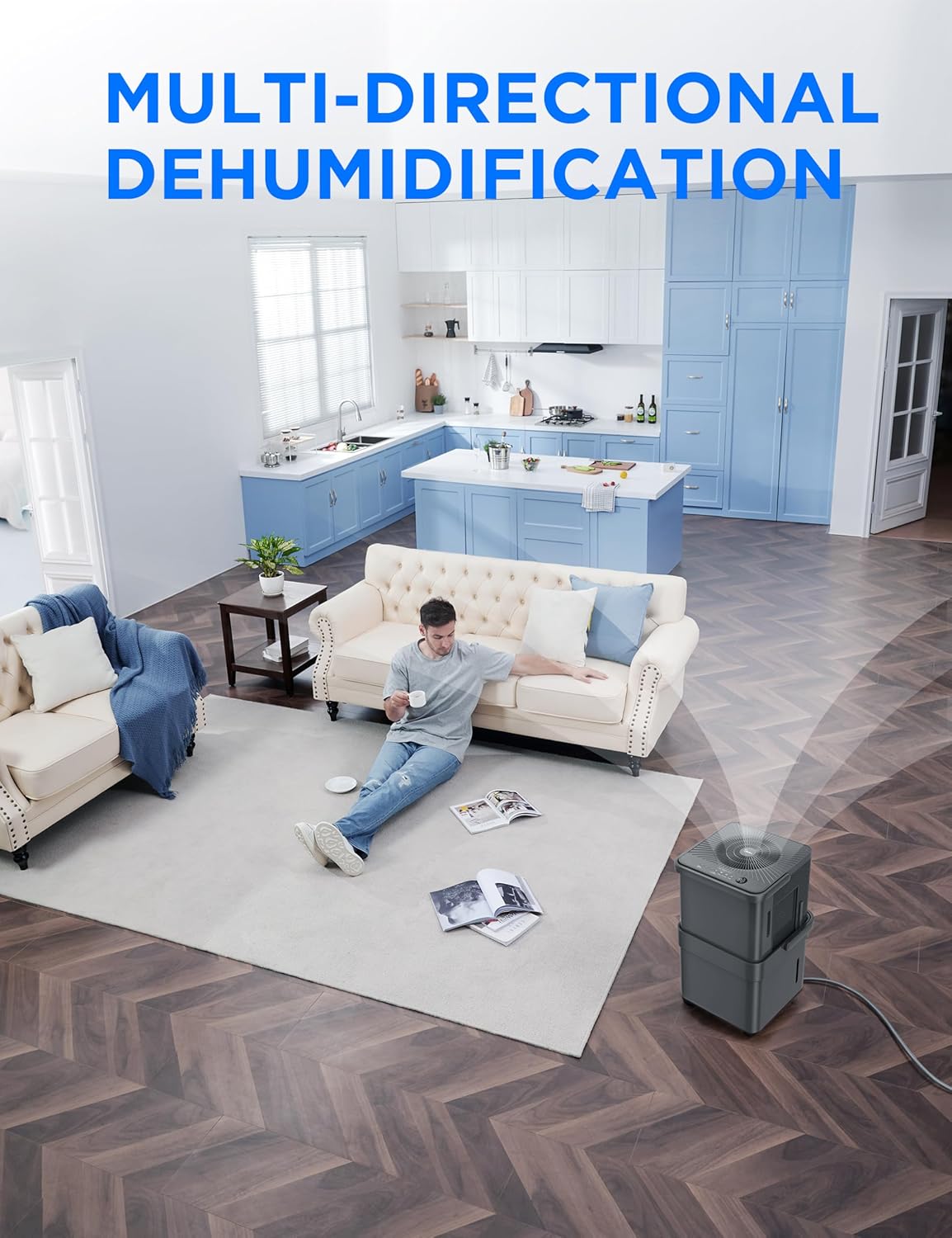 Midea Cube 35 Pint Dehumidifier for Basement and Rooms at Home for up to 3,500 Sq. Ft.