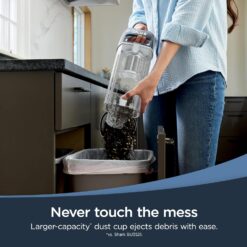 Shark Freestyle Max Cordless Upright Vacuum with Large Dust Cup and 2-Speed Brushroll, LED Headlights, Nordic Blue, SV2002