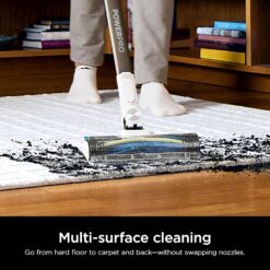 Shark PowerPro Flex Reveal Plus Cordless Vacuum, FloorDetect & Dirt-Reveal Technology, HEPA Filter, Java, IZ382H