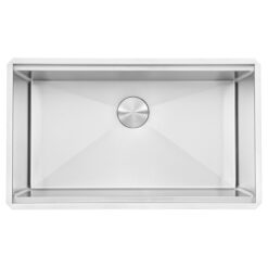 Ruvati Roma Undermount 33-in x 19-in Stainless steel Single bowl 16 -Gauge Workstation Kitchen Sink
