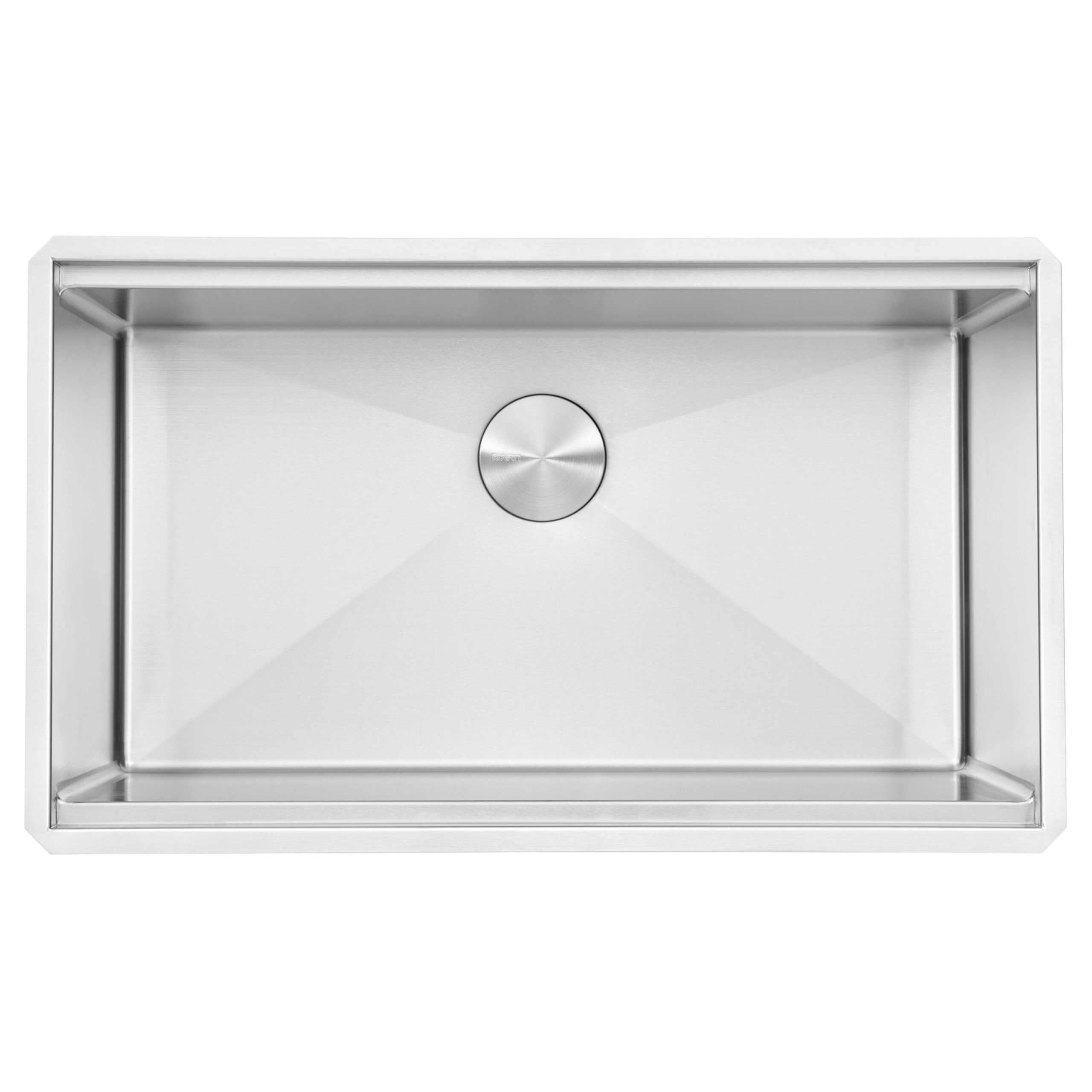 Ruvati Roma Undermount 33-in x 19-in Stainless steel Single bowl 16 -Gauge Workstation Kitchen Sink