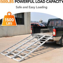 ROCKLAND 4.6-ft x 7-ft 1500-lb Capacity Folding Loading Ramp