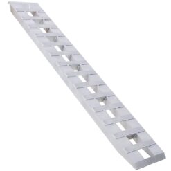 Tatayosi Heavy-Duty Ramps with Top Hook Attaching End Universal Loading Ramp for Motorcycle Tractor ATV/UT 84 X 14 Incheses 6600 LBS 1 Pair 2 Ramps Silver Aluminum