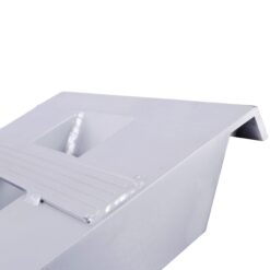 Tatayosi Heavy-Duty Ramps with Top Hook Attaching End Universal Loading Ramp for Motorcycle Tractor ATV/UT 84 X 14 Incheses 6600 LBS 1 Pair 2 Ramps Silver Aluminum