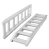 LUXEYARD Aluminum Ramps 8810 lbs Heavy-duty Ramps with Top Hook Attaching End Universal Loading Ramp for Motorcycle Tractor ATV or UTV Trucks Lawn Mower 72 inchL x 15 inchW 2Pcs