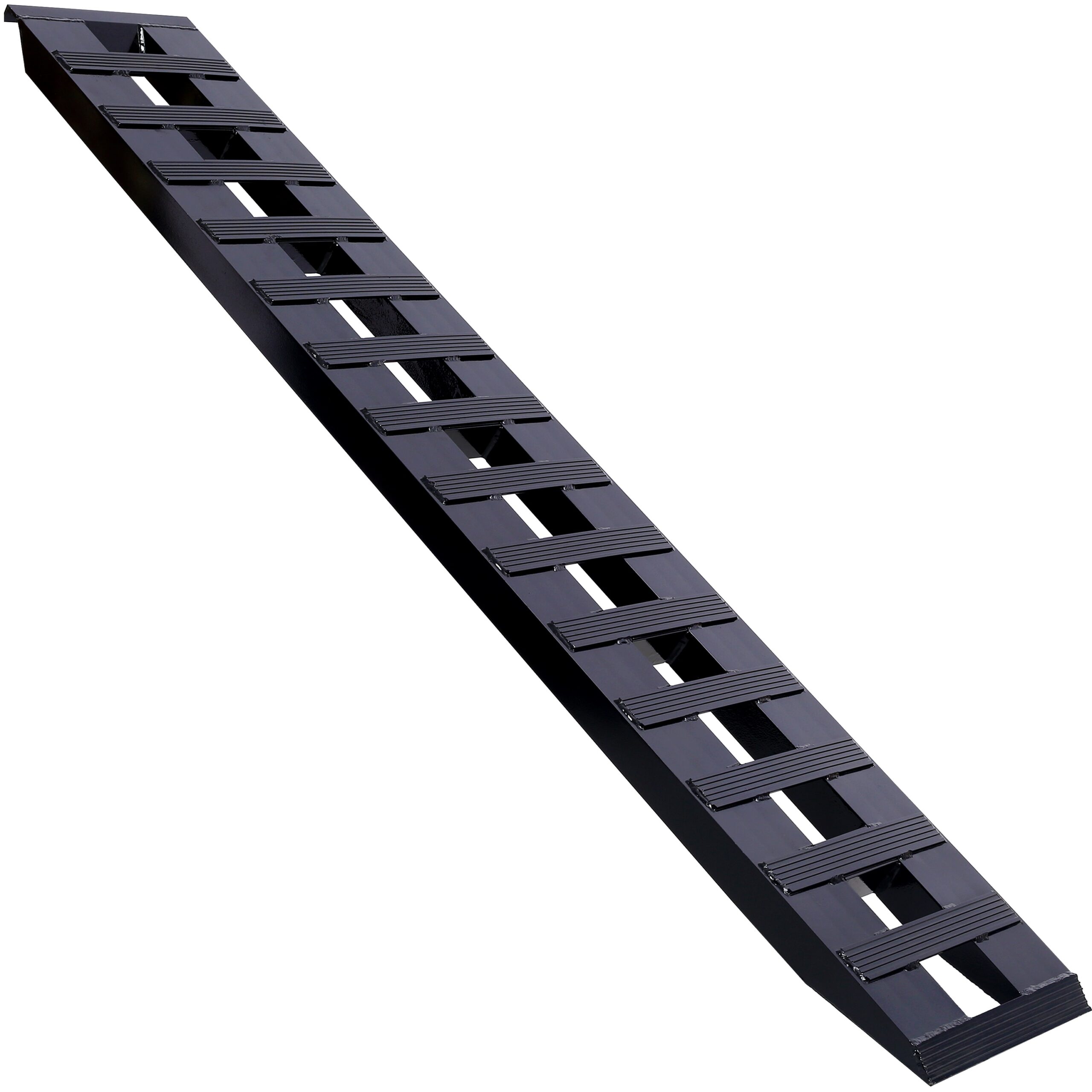 Tatayosi Heavy Duty Ramps with Top Hook Attaching End Universal Loading Ramp for Motorcycle Tractor ATV/UTV 84 inch X 14 inch 8800 LBS 1 Pair (2 Ramps) Aluminum Black Coating