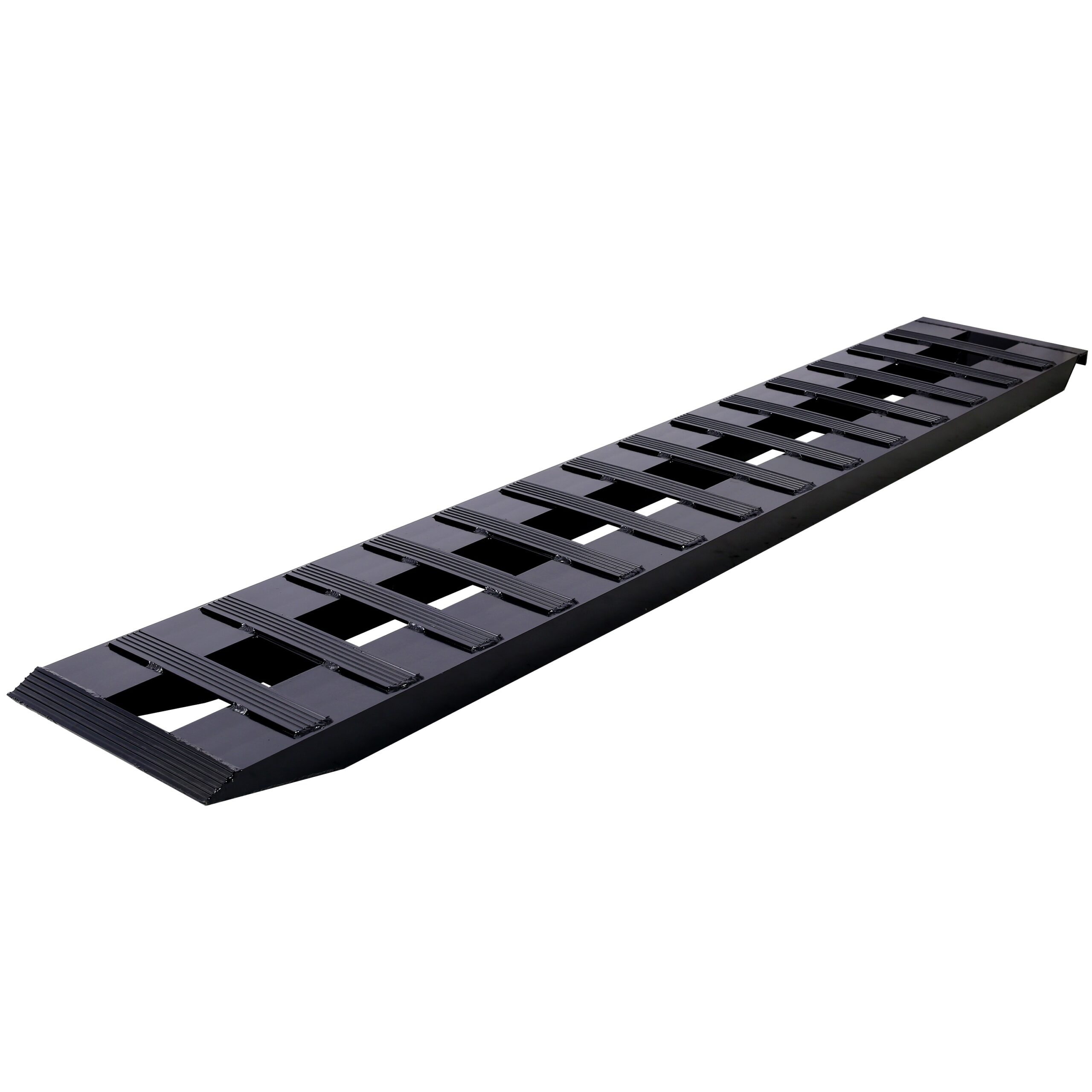 Tatayosi Heavy Duty Ramps with Top Hook Attaching End Universal Loading Ramp for Motorcycle Tractor ATV/UTV 84 inch X 14 inch 8800 LBS 1 Pair (2 Ramps) Aluminum Black Coating