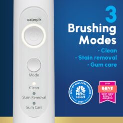 Waterpik Sensonic Complete Care Water Flosser and Rechargeable Electric Toothbrush Combo Set for Teeth Cleaning and Flossing, CC-04, White, Packaging May Vary