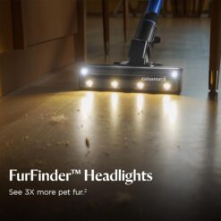 Bissell PowerClean FurFinder 200W Self-Standing Cordless Vacuum w/Tangle Free Brush Roll, Strong Suction, Removeable Battery, Wall Mount, Upholstery Tool & Bright Headlights
