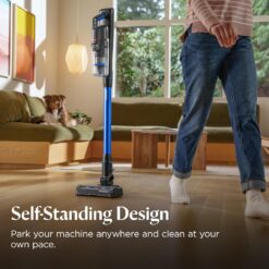 Bissell PowerClean FurFinder 200W Self-Standing Cordless Vacuum w/Tangle Free Brush Roll, Strong Suction, Removeable Battery, Wall Mount, Upholstery Tool & Bright Headlights
