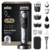 Braun Series 9 PRO All-in-One Beard & Body Grooming Kit for Men, Cordless Trimmer, Hair Clippers & Shaver for Face, Hair & Body with Gillette Labs Razor, AIO 9570