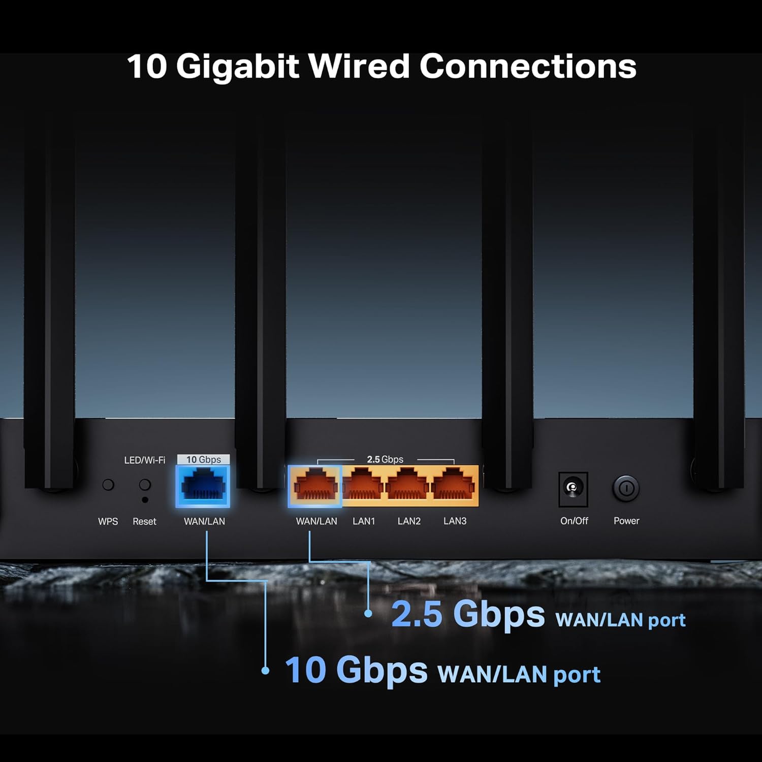 TP-Link Tri-Band BE9700 WiFi 7 Router (Archer BE600)