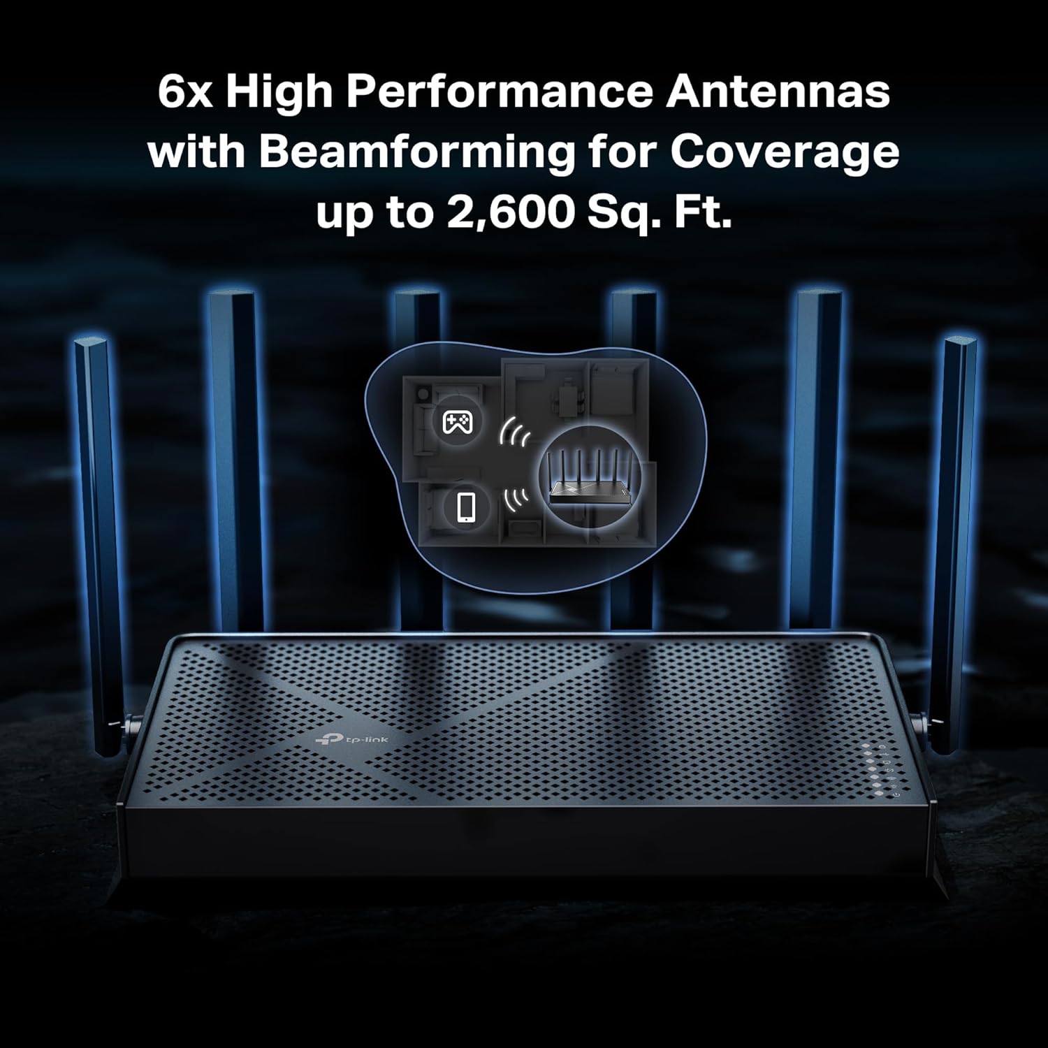 TP-Link Tri-Band BE9700 WiFi 7 Router (Archer BE600)