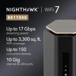 NETGEAR Nighthawk WiFi 7 Router (BE17000)