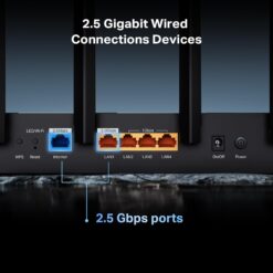 TP-Link BE6500 Dual-Band WiFi 7 Router (BE400)