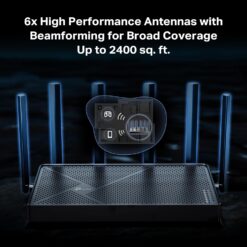 TP-Link BE6500 Dual-Band WiFi 7 Router (BE400)