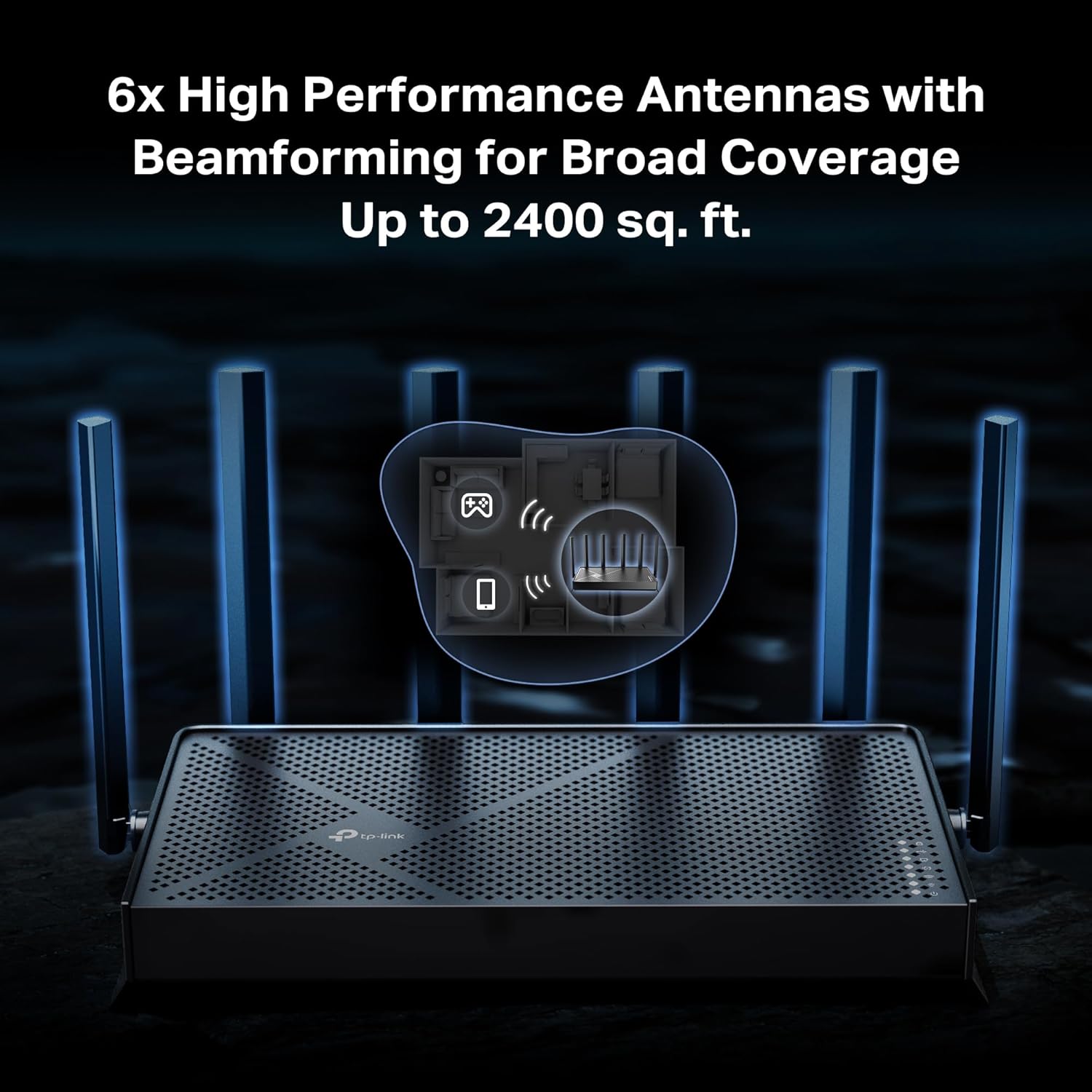 TP-Link BE6500 Dual-Band WiFi 7 Router (BE400)