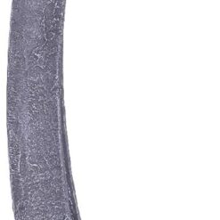 Teamson Home 38.58 in. Modern Curved Faux Slate Waterfall Fountain for Indoors or Outdoors with LED Light Accents and 1.98-Gallon Pump, Black and Stone Gray