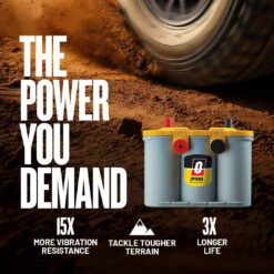 OPTIMA Batteries High Performance D34 YELLOWTOP Dual Purpose Sealed AGM Car, Truck and SUV Battery, 750 CCA, Maintenance Free, Versatile Mounting