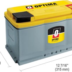 OPTIMA Batteries High Performance DH7 YELLOWTOP Dual Purpose Sealed AGM Car, Truck and SUV Battery, 880 CCA, Maintenance Free, Versatile Mounting, BCI Group Size 94R