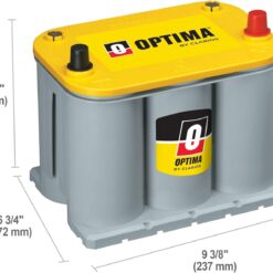 OPTIMA Batteries High Performance D35 YELLOWTOP Dual Purpose Sealed AGM Car, Truck and SUV Battery, 620 CCA, Maintenance Free, Versatile Mounting