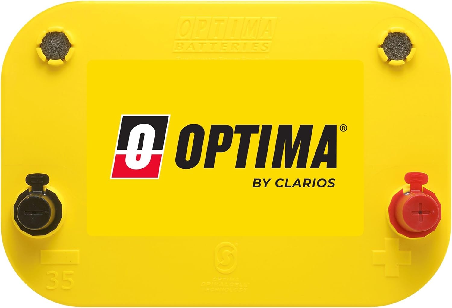 OPTIMA Batteries High Performance D35 YELLOWTOP Dual Purpose Sealed AGM Car, Truck and SUV Battery, 620 CCA, Maintenance Free, Versatile Mounting