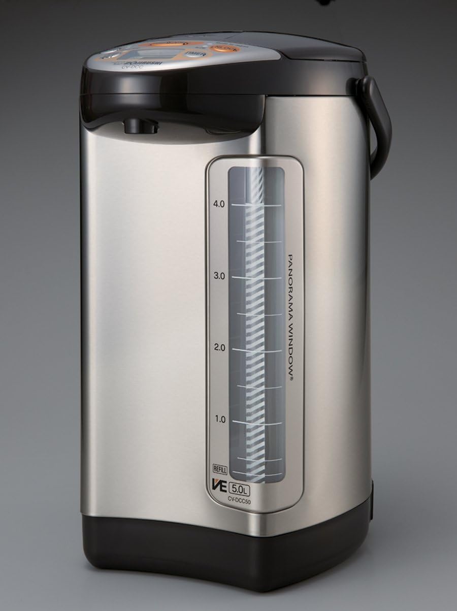 Zojirushi CV-DCC50 VE Hybrid Water Boiler & Warmer, 5.0 Liter (169oz. Dark Brown)