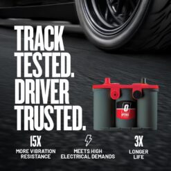 OPTIMA Batteries High Performance 34/78 RedTop Sealed AGM Car, Truck, and SUV Starting Battery, 800 CCA, Dual SAE and GM Terminals, Maintenance Free, Versitile Mounting