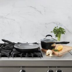 Cuisinart Ceramica XT Matte Collection Ceramic Nonstick 12-pc. Cookware Set - Black