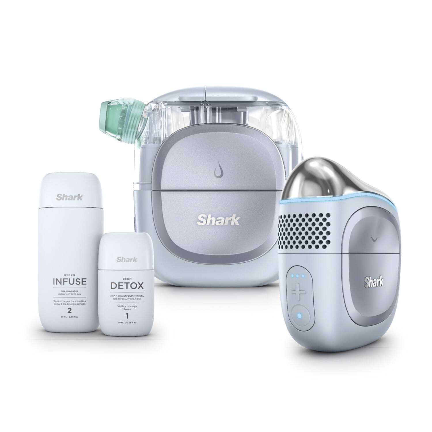 Shark FacialPro Glow At Home Hydro-Powered System - Blue