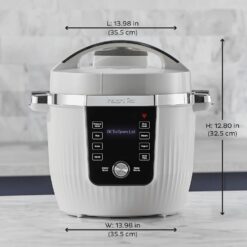 Instant Pot PRO Max Wi-Fi Smart 10-in-1 Pressure Cooker, Steamer, Saute, Warmer, Rice Cooker, Yogurt Maker, Sous Vide, Baker, NutriBoost - Includes App with 2000+ Recipes - 6 Quart