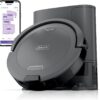 Shark Navigator Robot Vacuum and Self-Empty Base with Bagless 60-Day Capacity Self-Empty Base, SmartPath Navigation, Powerful Pet Hair Pickup, Anti-Hair Wrap, For Carpets & Hard Floors, Grey, RV2120AE