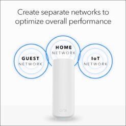 NETGEAR Orbi 370 Series Dual-Band WiFi 7 Mesh Network System for Home (RBE373) – BE5000